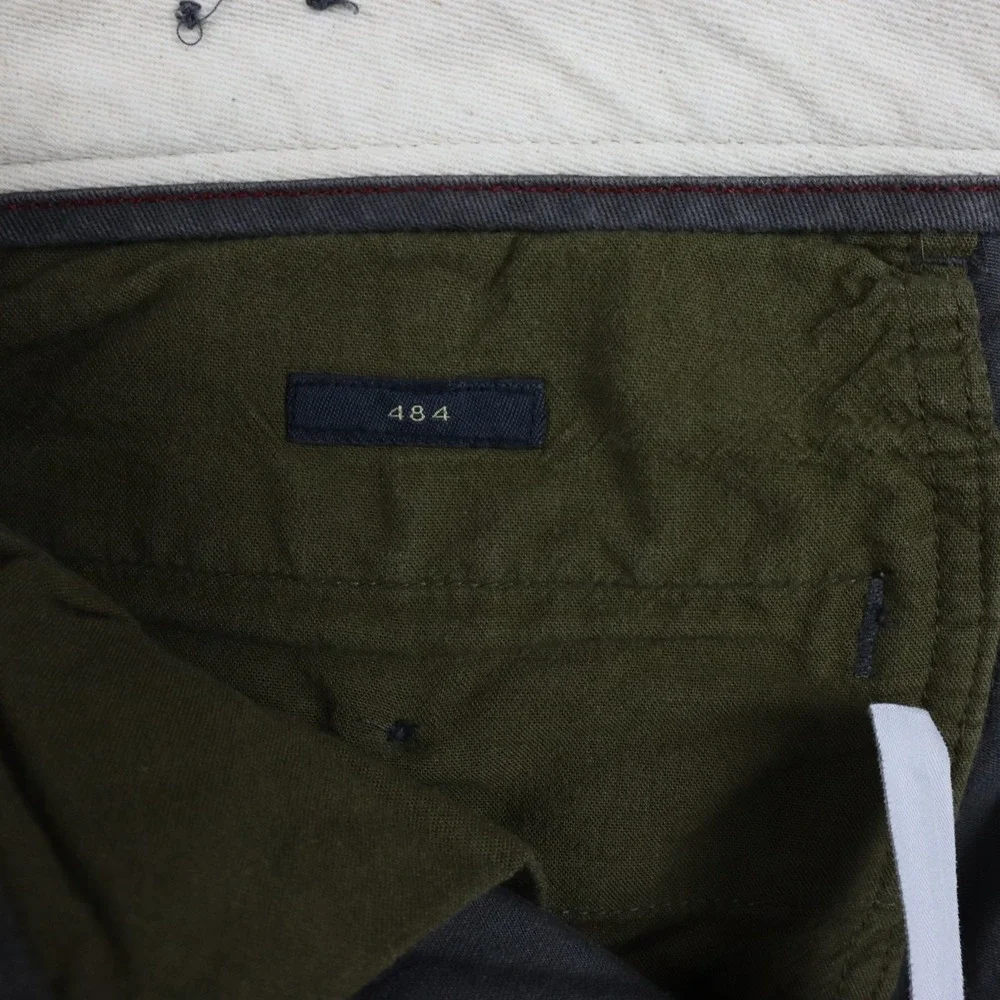 J Crew Pants Mens 30x30 484 Slim Fit Stretch Chino Casual  Flat Front Dark Brown